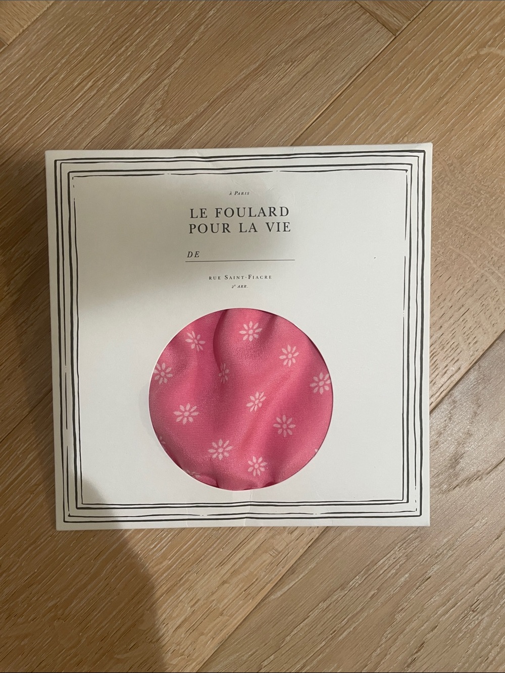 NWT Sezane Foulard Cleopatra Rose Silk